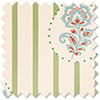 Petal & Block Bolli Stripe, Neem - Twist & Fit Roller Blind